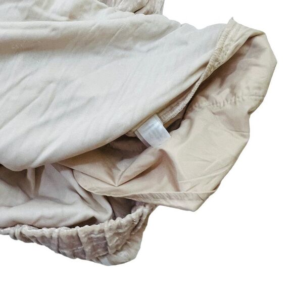 New NWT Marc New York Champagne Velvet Velour Wide Leg Pants Size Large - Picture 16 of 16